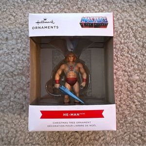 🧣2021 Hallmark Mattel Masters of the Universe MOTU HE-MAN Xmas Ornament NIB